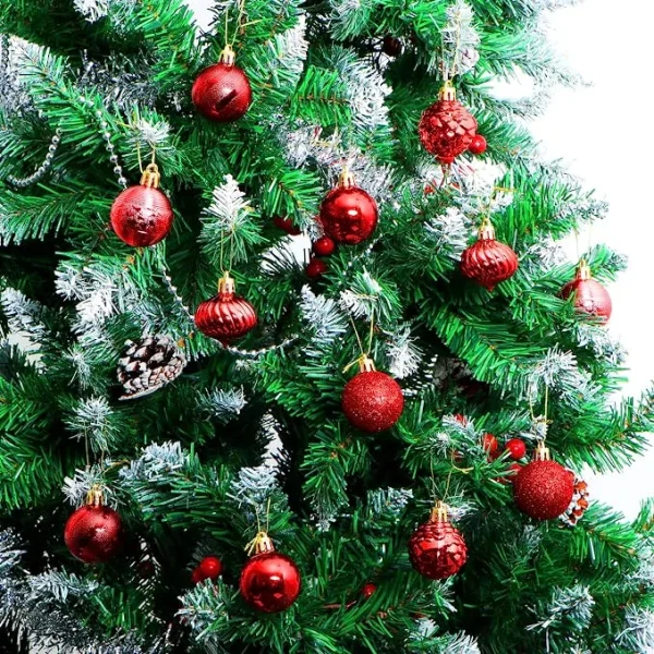 Joiedomi 36pcs Red Shatterproof Christmas Ball Ornaments 1.57in 7 Joiedomi 36pcs Red Shatterproof Christmas Ball Ornaments 1.57in - Image 5