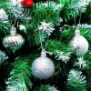 Joiedomi 36pcs Silver Christmas Balls Shatterproof 1.57in -Christmas Ornaments Sales Store 1.57 Silver Christmas Ball Ornaments 36Pcs 4 600x600 1