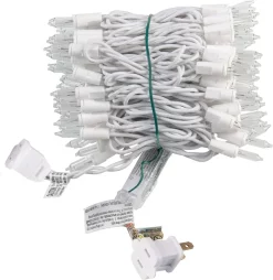 Joiedomi 100 White Wire Christmas Lights Set -Christmas Ornaments Sales Store 100 Clear White Wire Christmas Light Set 5 result 600x618 1