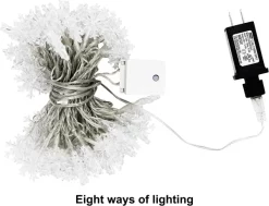 Joiedomi 100 LED Snowflake Christmas Lights 35.9ft -Christmas Ornaments Sales Store 100 LED Christmas Snowflake String Lights 6 result result 600x459 1