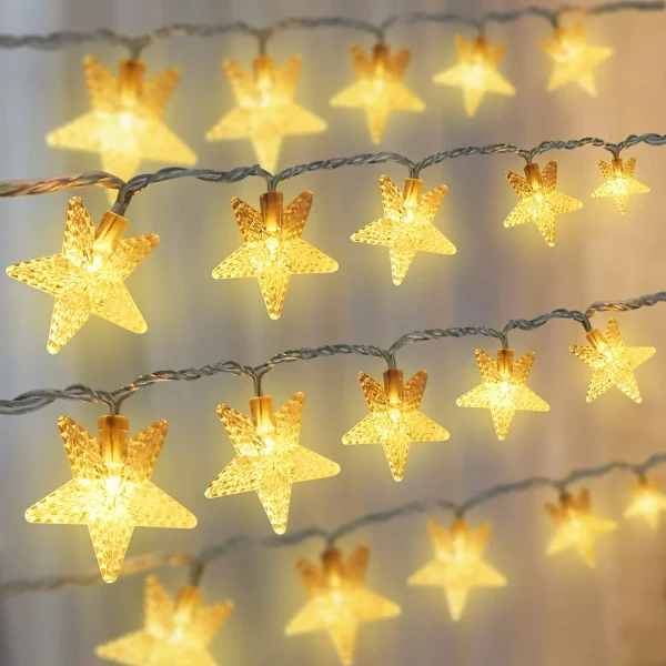 Joiedomi 100 LED Christmas Star String Lights 5 Joiedomi 100 LED Christmas Star String Lights - Image 3