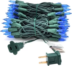 Joiedomi 100 LED Blue Led Christmas Lights Decoration -Christmas Ornaments Sales Store 100 count LED Christmas Lights Blue 6 result 600x549 1