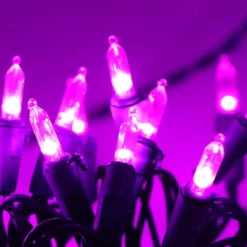 Joiedomi 100 LED Purple Christmas String Lights 11 Joiedomi 100 LED Purple Christmas String Lights -Christmas Ornaments Sales Store 100 count Purple LED Green Wire Christmas Light 4 result 600x600 1