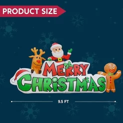 Joiedomi 9.5ft Inflatable LED Merry Christmas Decoration 12 Joiedomi 9.5ft Inflatable LED Merry Christmas Decoration -Christmas Ornaments Sales Store 10ft Inflatable LED Merry Christmas Decoration 1 1 600x600 1