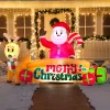 Joiedomi 10ft LED Inflatable Santa Merry Christmas Sign -Christmas Ornaments Sales Store 10ft LED Inflatable Merry Christmas Sign 1 2 600x600 1