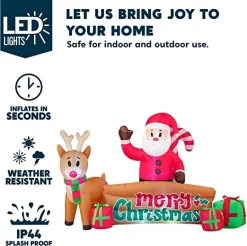 Joiedomi 10ft LED Inflatable Santa Merry Christmas Sign 10 Joiedomi 10ft LED Inflatable Santa Merry Christmas Sign -Christmas Ornaments Sales Store 10ft LED Inflatable Merry Christmas Sign 2 1