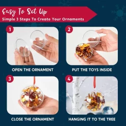 Joiedomi 10pcs Clear Plastic Fillable Christmas Balls 3.15in 12 Joiedomi 10pcs Clear Plastic Fillable Christmas Balls 3.15in -Christmas Ornaments Sales Store 10pcs Clear Plastic Fillable Christmas Balls 3 8 600x600 1