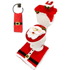 Joyin 10pcs Santa And Snowman Themes Bathroom Decoration -Christmas Ornaments Sales Store 10pcs Santa and Snowman Themes Bathroom Decoration 2