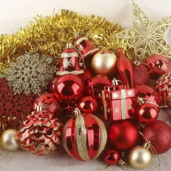 Joiedomi 110pcs Red And Gold Christmas Ornament Balls -Christmas Ornaments Sales Store 110pcs Red and Gold Christmas Ornament Balls 3 600x600 1