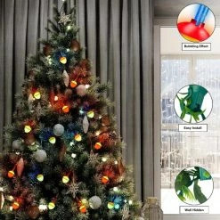 Joiedomi 2x9 LED Multicolor Bubble String Lights 8.8ft -Christmas Ornaments Sales Store 11 baa1542f abe2 43f6 88e3 469783b4719d 600x600 1
