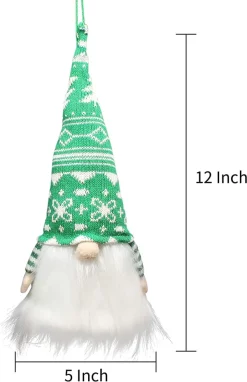 Joyin 3Pcs LED Christmas Gnome Ornaments (Red, Green & Gray) 12in -Christmas Ornaments Sales Store 12 LED Christmas Gnome Ornaments Red Green amp Gray 3 Pcs 3 result 600x928 1
