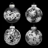 Joiedomi 12pcs Clear Christmas Balls 3.15in -Christmas Ornaments Sales Store 12 Pcs White Clear Christmas Ball Ornaments 1 result 600x600 1