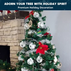 Joiedomi 12pcs Clear Christmas Balls 3.15in 10 Joiedomi 12pcs Clear Christmas Balls 3.15in -Christmas Ornaments Sales Store 12 Pcs White Clear Christmas Ball Ornaments 4 result 600x600 1