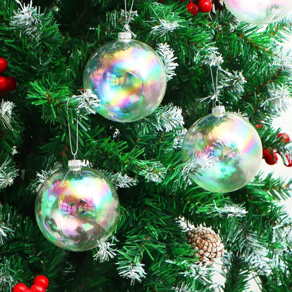 Joiedomi 12pcs Plastic Christmas Ball Ornaments With Chrome Effect 8 Joiedomi 12pcs Plastic Christmas Ball Ornaments With Chrome Effect - Image 6