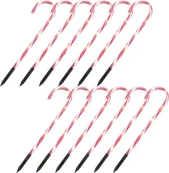Joiedomi 12pcs Christmas Candy Cane Pathway 17in -Christmas Ornaments Sales Store 12Pcs Christmas Candy Cane Pathway 17in 4 result 600x611 1