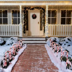 Joiedomi 12pcs Christmas Candy Cane Pathway 17in -Christmas Ornaments Sales Store 12Pcs Christmas Candy Cane Pathway 17in 5 result 600x600 1