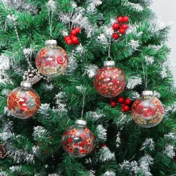 Joiedomi 12pcs Assorted Christmas Clear Ornament Balls 3.15in 13 Joiedomi 12pcs Assorted Christmas Clear Ornament Balls 3.15in -Christmas Ornaments Sales Store 12Pcs Christmas Transparent Ball Ornaments with Red and Gold Print 3.15in 6 result 600x600 1