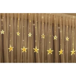 Joiedomi 12pcs 138 LED Warm White Star String Lights -Christmas Ornaments Sales Store 12pcs 138 Count LED Warm White Star String Lights 6 结果 600x600 1