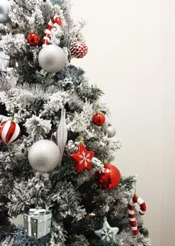 Joiedomi 132pcs Red, Blue And Silver Assorted Christmas Ornaments -Christmas Ornaments Sales Store 132 Pcs Red Blue and Silver Christmas Ornaments 6 600x841 1