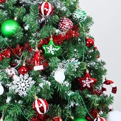 Joiedomi 132pcs Red Green White Shatterproof Christmas Ornaments 13 Joiedomi 132pcs Red Green White Shatterproof Christmas Ornaments -Christmas Ornaments Sales Store 132pcs Red Green White Shatterproof Christmas Ornaments 7 结果