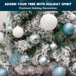 Joiedomi 133pcs Assorted Blue And White Christmas Ornaments Set 10 Joiedomi 133pcs Assorted Blue And White Christmas Ornaments Set -Christmas Ornaments Sales Store 133pcs Assorted Blue and White Christmas Ornaments Set 4 600x600 1