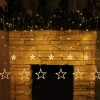 Joiedomi 138 LED Warm White Led 12 Stars Fairy String Lights -Christmas Ornaments Sales Store 138 LED 12 Stars Fairy String Lights Warm White 4 600x575 1