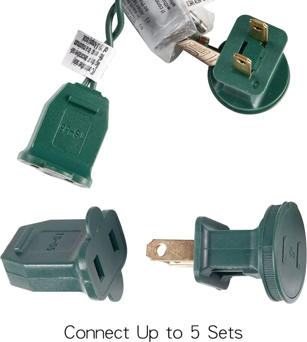 Joiedomi 3x150 Clear Warm White Christmas Lights 8 Joiedomi 3x150 Clear Warm White Christmas Lights - Image 6