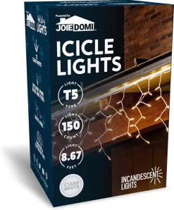Joiedomi 150 Clear White Christmas String Lights -Christmas Ornaments Sales Store 150 LED Christmas String Lights Clear White 2 result 600x724 1