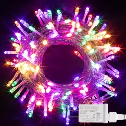 Joiedomi 150 LED Clear Wire String Lights 53.98ft
