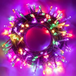 Joiedomi 150 LED Clear Wire String Lights 53.98ft -Christmas Ornaments Sales Store 150 Multicolor LED Clear Wire String Lights 4 result 600x600 1