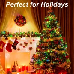 Joiedomi 150 LED Clear Wire String Lights 53.98ft -Christmas Ornaments Sales Store 150 Multicolor LED Clear Wire String Lights 7 result 600x600 1