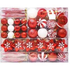Joiedomi 157pcs Christmas Ornaments Set Decoration