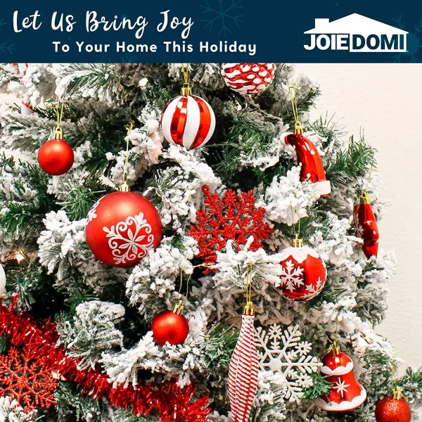Joiedomi 157pcs Christmas Ornaments Set Decoration 7 Joiedomi 157pcs Christmas Ornaments Set Decoration - Image 5