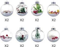 Joiedomi 16pcs Chrismas Ball Snow Filled Christmas Ornaments 9 Joiedomi 16pcs Chrismas Ball Snow Filled Christmas Ornaments -Christmas Ornaments Sales Store 16 Pcs Christmas Snow Filling Ornaments Ball Ornaments 2 result 1 600x471 1