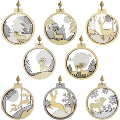 Joiedomi 16pcs Wooden Reindeer Christmas Ornaments 13 Joiedomi 16pcs Wooden Reindeer Christmas Ornaments -Christmas Ornaments Sales Store 16pcs Wooden Reindeer Christmas Ornaments 7 结果