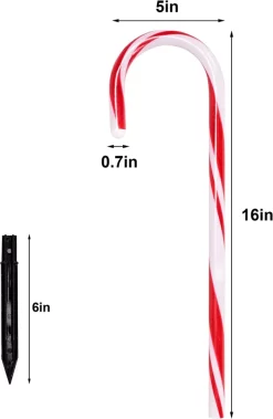 Joiedomi 6pcs Candy Cane Christmas Pathway Markers 17in 12 Joiedomi 6pcs Candy Cane Christmas Pathway Markers 17in -Christmas Ornaments Sales Store 17 Christmas Candy Cane Pathway Markers 6 Pack 5 result 600x920 1