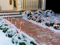 Joiedomi 12pcs Red Light Up Candy Cane Pathway Markers 17in 12 Joiedomi 12pcs Red Light Up Candy Cane Pathway Markers 17in -Christmas Ornaments Sales Store 17 Christmas Candy Cane Pathway Markers Lights 12 Packs Thick Red 4 result 600x453 1