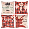 Joiedomi Christmas Buffalo Pillow Covers 18in -Christmas Ornaments Sales Store 18 Christmas Buffalo Pillow Covers 1 result 600x600 1