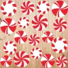 Joyin 18pcs Peppermint Floor Decals