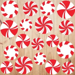 Joyin 18pcs Peppermint Floor Decals