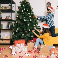 Joyin 18pcs Peppermint Floor Decals -Christmas Ornaments Sales Store 18 Piece Peppermint Floor Decals Stickers 3 result 600x600 1