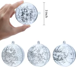 Joiedomi 18pcs Clear Plastic Christmas Ball Ornaments 3.15in -Christmas Ornaments Sales Store 18Pcs Colorable Christmas Ornaments 3.15in 4 result 600x531 1