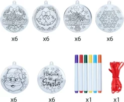 Joiedomi 18pcs Clear Plastic Christmas Ball Ornaments 3.15in -Christmas Ornaments Sales Store 18Pcs Colorable Christmas Ornaments 3.15in 5 result 600x491 1
