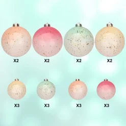 Joiedomi 20pcs Macaroon Multicolor Christmas Ball Ornaments 3.14in -Christmas Ornaments Sales Store 18Pcs Macroon Design Christmas Ball 3 result 600x600 1