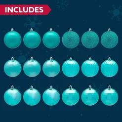 Joiedomi 18pcs Blue Christmas Ornaments Balls Decoration 3.15in -Christmas Ornaments Sales Store 18pcs Blue Christmas Ornaments Balls Decoration 3 3 600x600 1