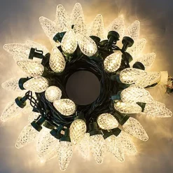 Joiedomi 50 LED Warm White Christmas String Lights 49.54ft 10 Joiedomi 50 LED Warm White Christmas String Lights 49.54ft -Christmas Ornaments Sales Store 1Pcs 50 LED Christmas String Lights 49 2 600x600 1