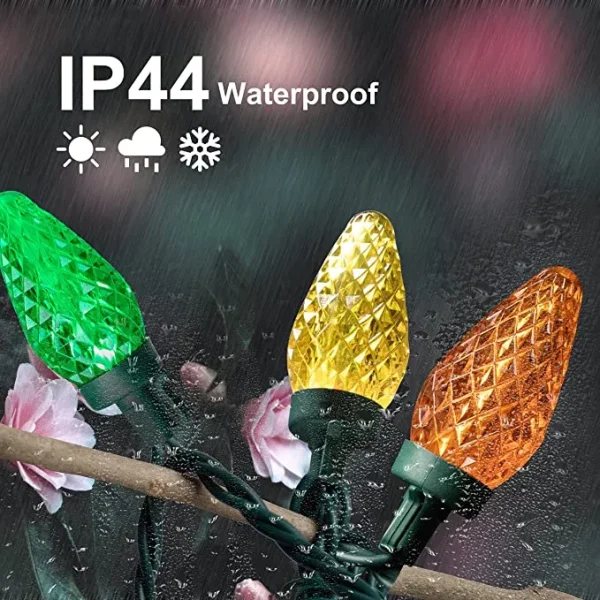 Joiedomi 50 LED Warm White Christmas String Lights 49.54ft 7 Joiedomi 50 LED Warm White Christmas String Lights 49.54ft - Image 5