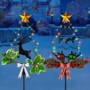 Joiedomi 2pcs Christmas Tree Outdoor Solar Stake Lights
