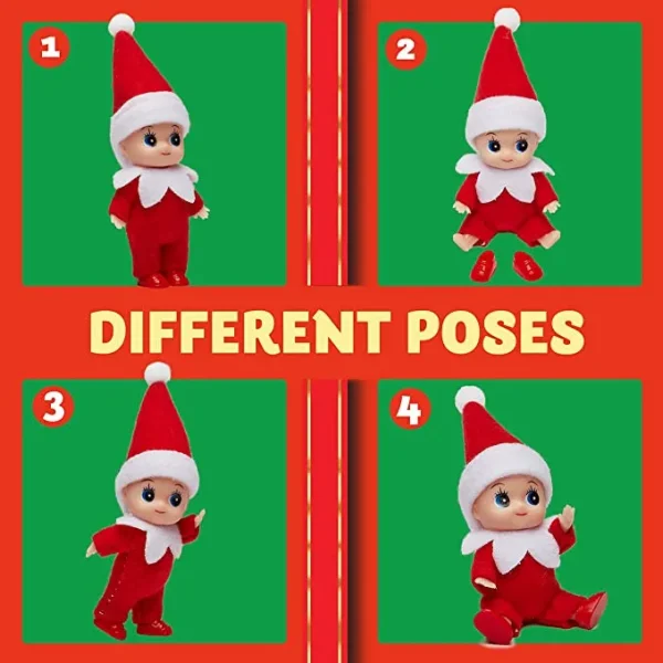 Joyin 2pcs Plush Christmas Elf Doll 6 Joyin 2pcs Plush Christmas Elf Doll - Image 4