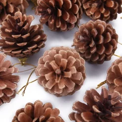 Joyin 36pcs Real Pine Cone Christmas Ornaments